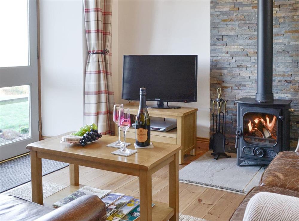 Cosy living area at Stanegate Cottage in Greenhead, near Haltwhistle, Northumberland