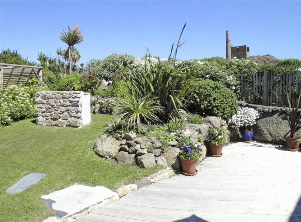 Garden and grounds at Stanhope Cottage in Pendeen, Cornwall., Great Britain