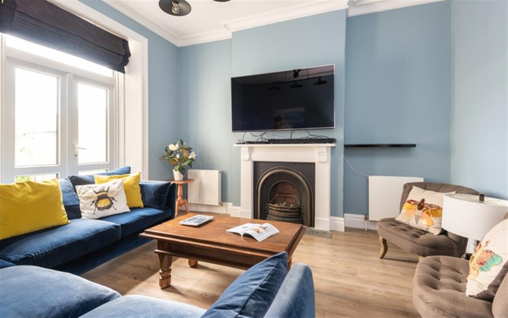 Enjoy the living room at Stanhope House in Seaton