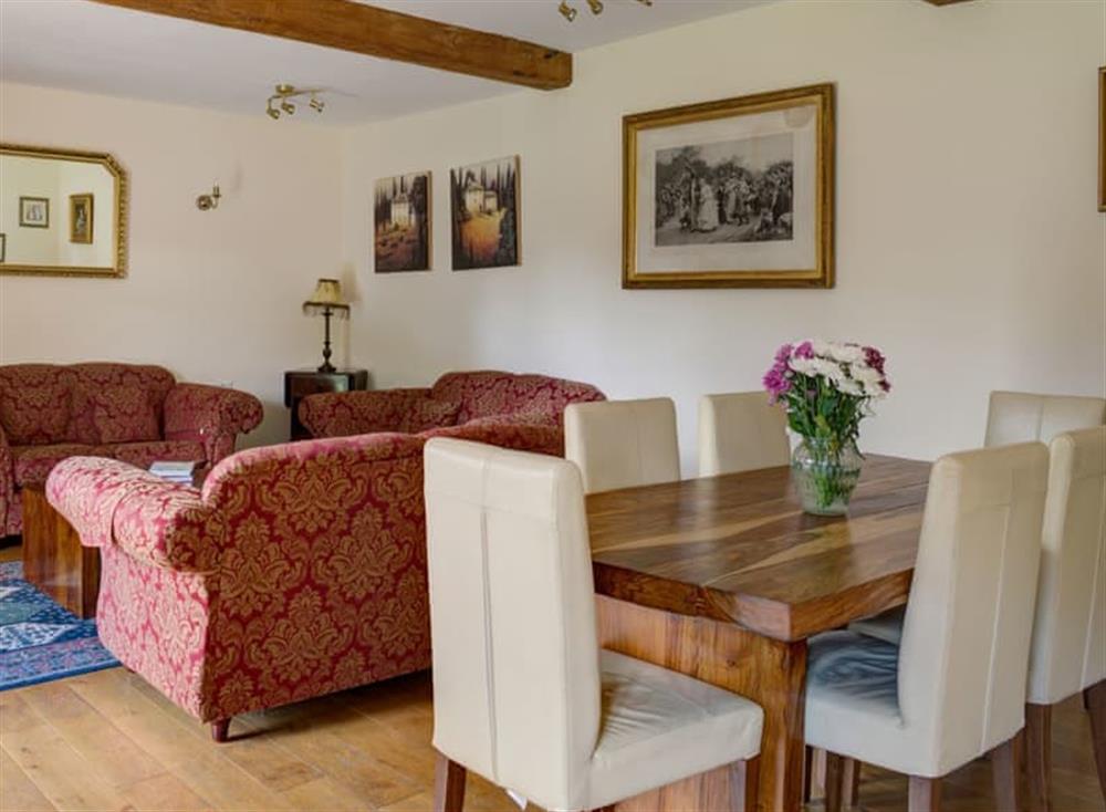 Living room/dining room at Stanley Barn in Stroud, Gloucestershire