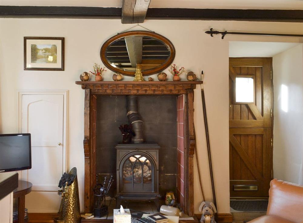 Characterful living area at Stanton Cottage in Youlgreave, near Bakewell, Derbyshire
