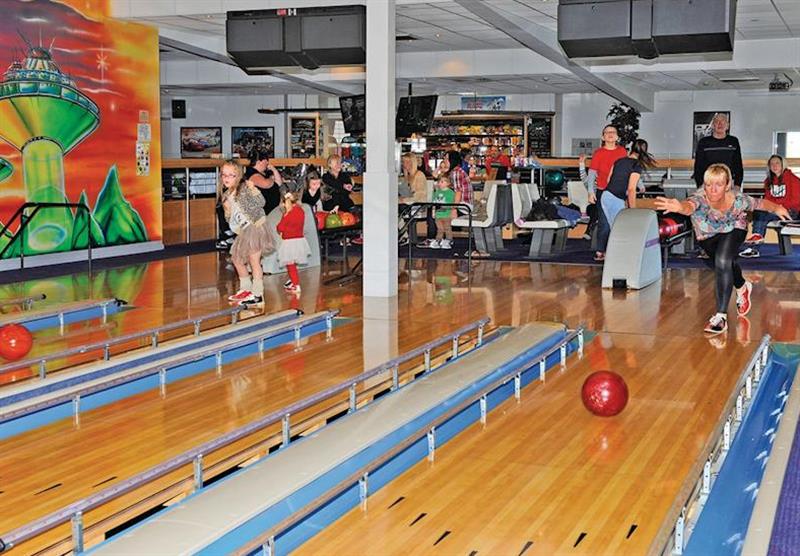 10-pin bowling at Stanwix Park in Cumbria, North of England