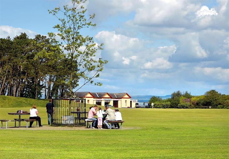 Silloth Green at Stanwix Park in Cumbria, North of England