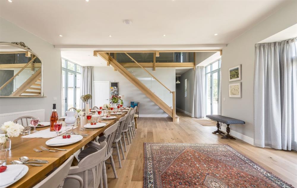 Dining hall which comfortably seats 20 guests (photo 2) at Stapleford Farm Cottages, Hooke
