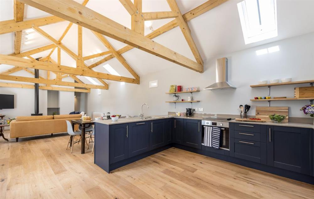Ground floor kitchen, dining and sitting room at Stapleford Farm Cottages, Hooke