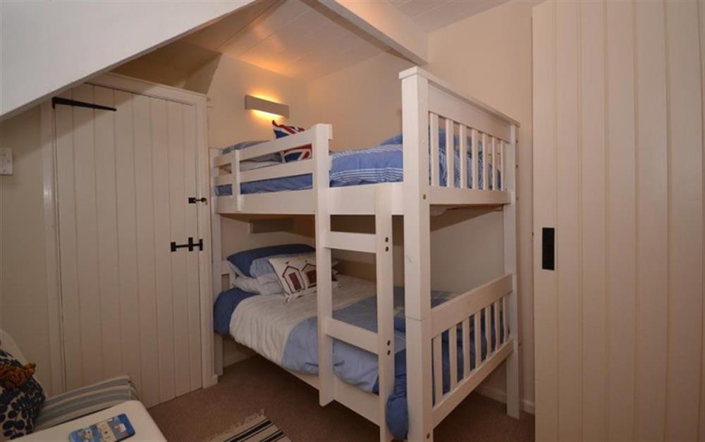 The bunk bedroom at Star Cottage in Polperro