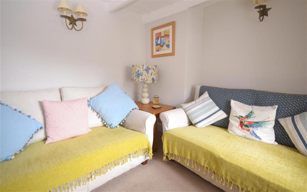 The comfortable sitting room. at Star Cottage in Polperro
