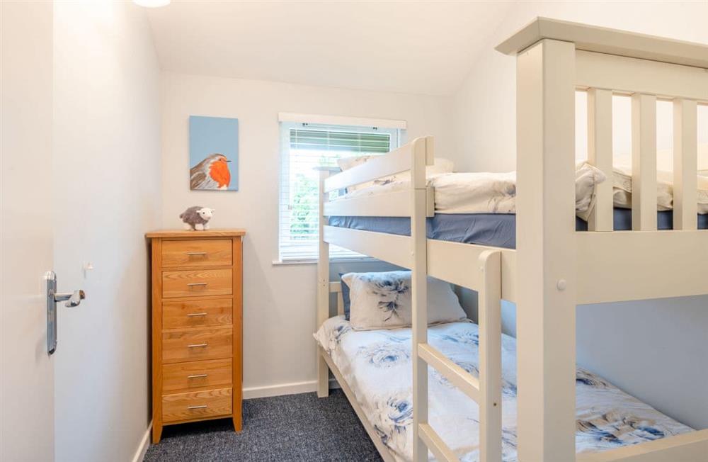 Bunk bedroom at Star Lodge in Yanwath, near Pooley Bridge, Cumbria