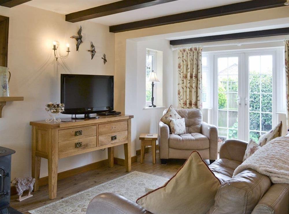Living room at Starboard Cottage in Winterton-on-Sea, near Great Yarmouth, Norfolk