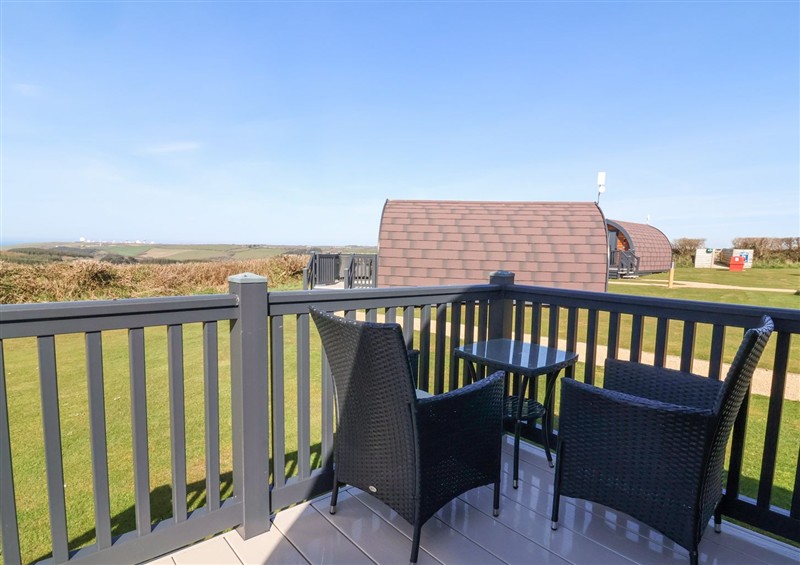 The patio in Starfish Rock at Starfish Rock, Kilkhampton