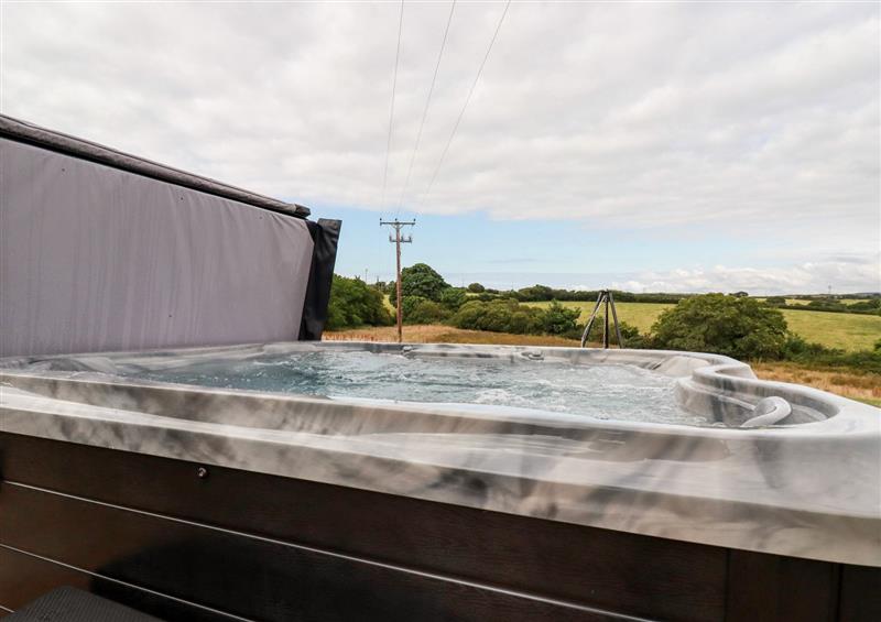 There is a hot tub at Stargaze, Ponsanooth