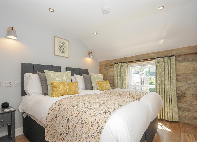 One of the 3 bedrooms at Stargazy Cottage, Praa Sands