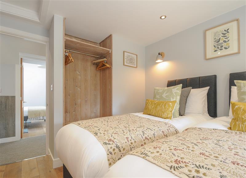 This is a bedroom at Stargazy Cottage, Praa Sands