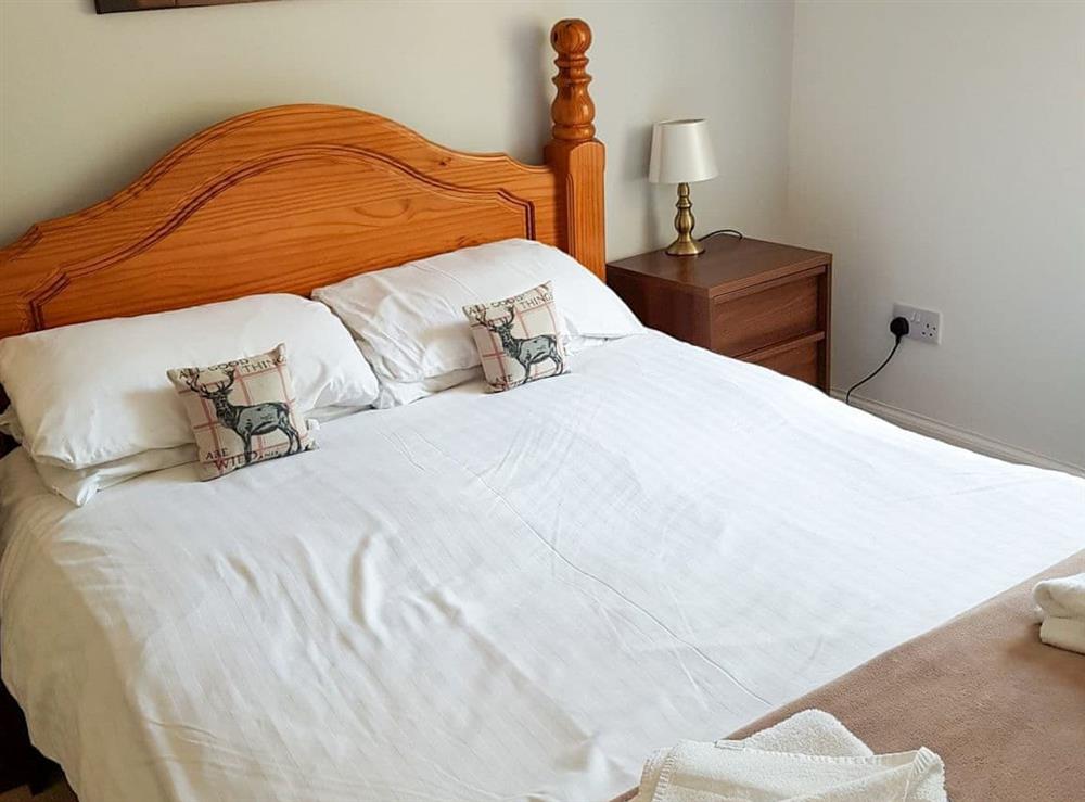 Double bedroom at Station Apartment 1 in Avoch, Ross-Shire