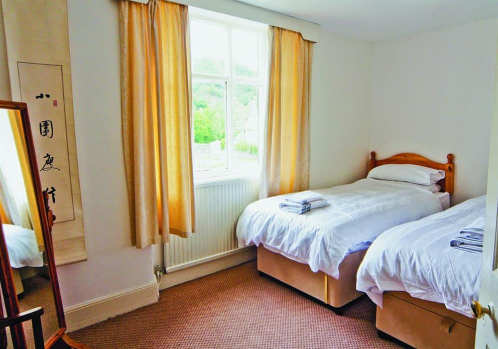 Twin bedroom at Station House in Corwen, Clwyd