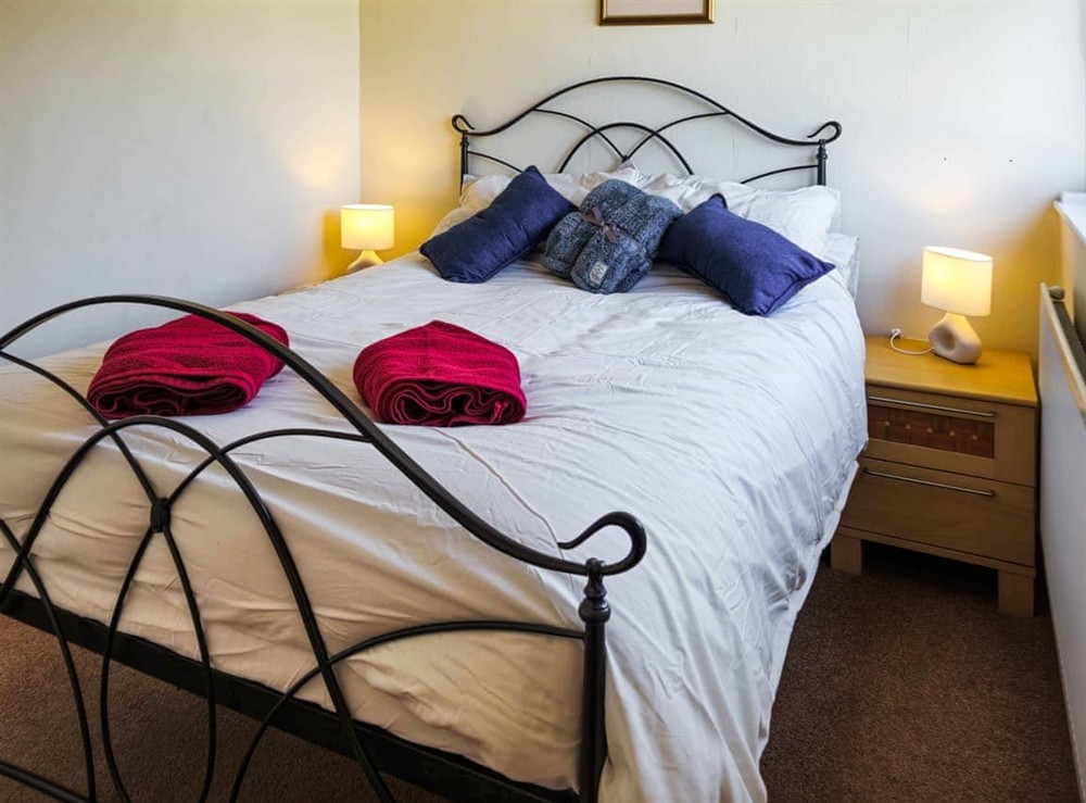 Double bedroom at Station House in St Bees, Cumbria