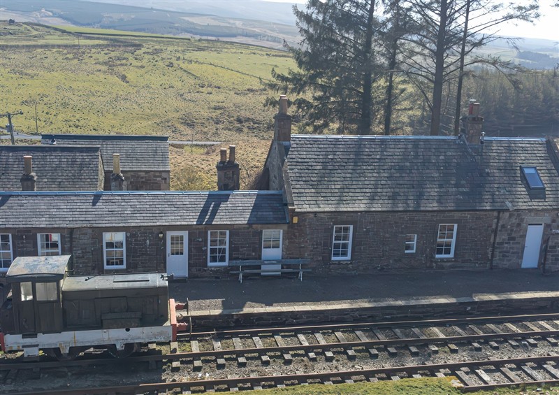 The setting at Station Masters House, Near Kielder