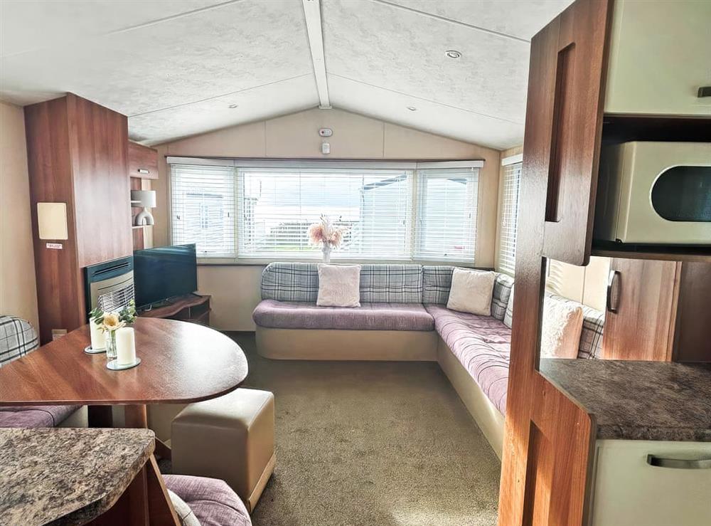 Open plan living space at Stay and Sea in Heysham, Lancashire