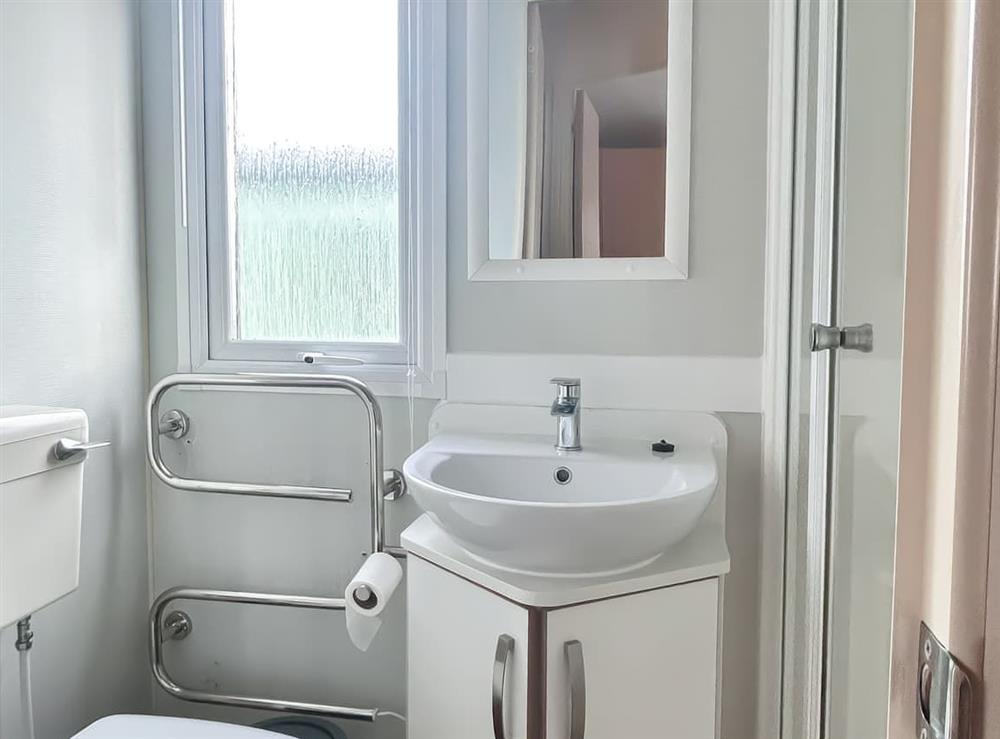 Shower room at Stay and Sea in Heysham, Lancashire