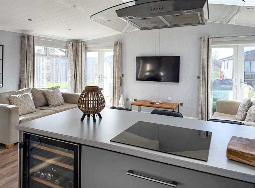 Open plan living space at Staying Inn in Mersea Island, Essex
