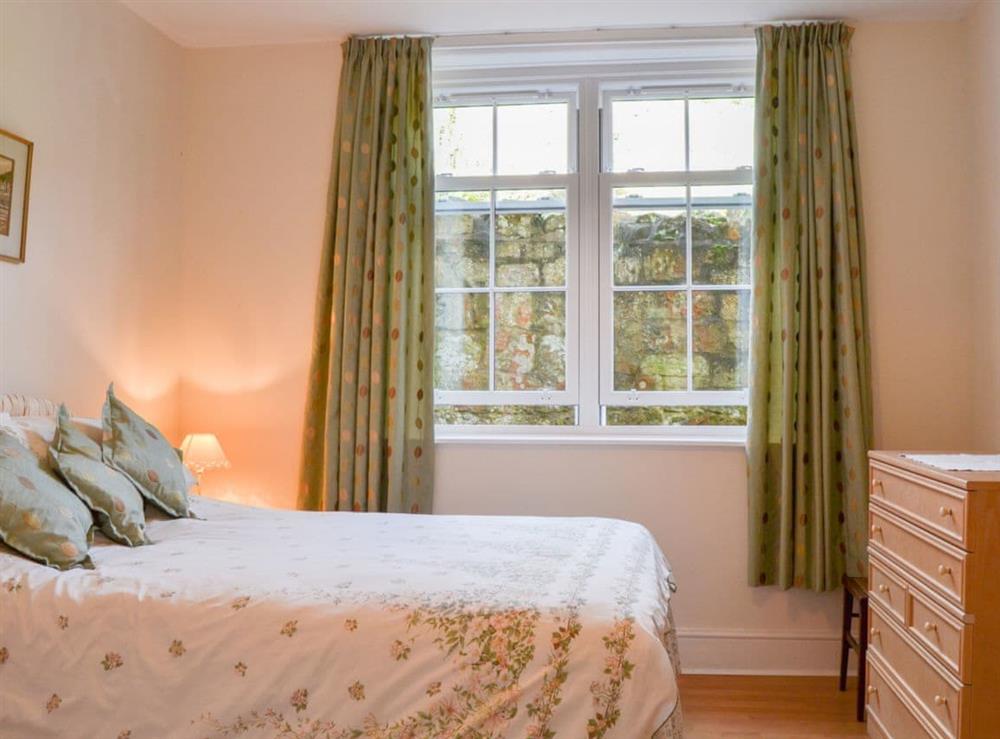 Comfortable and well-appointed double bedroom at Steephill Lodge in Ventnor, Isle of Wight