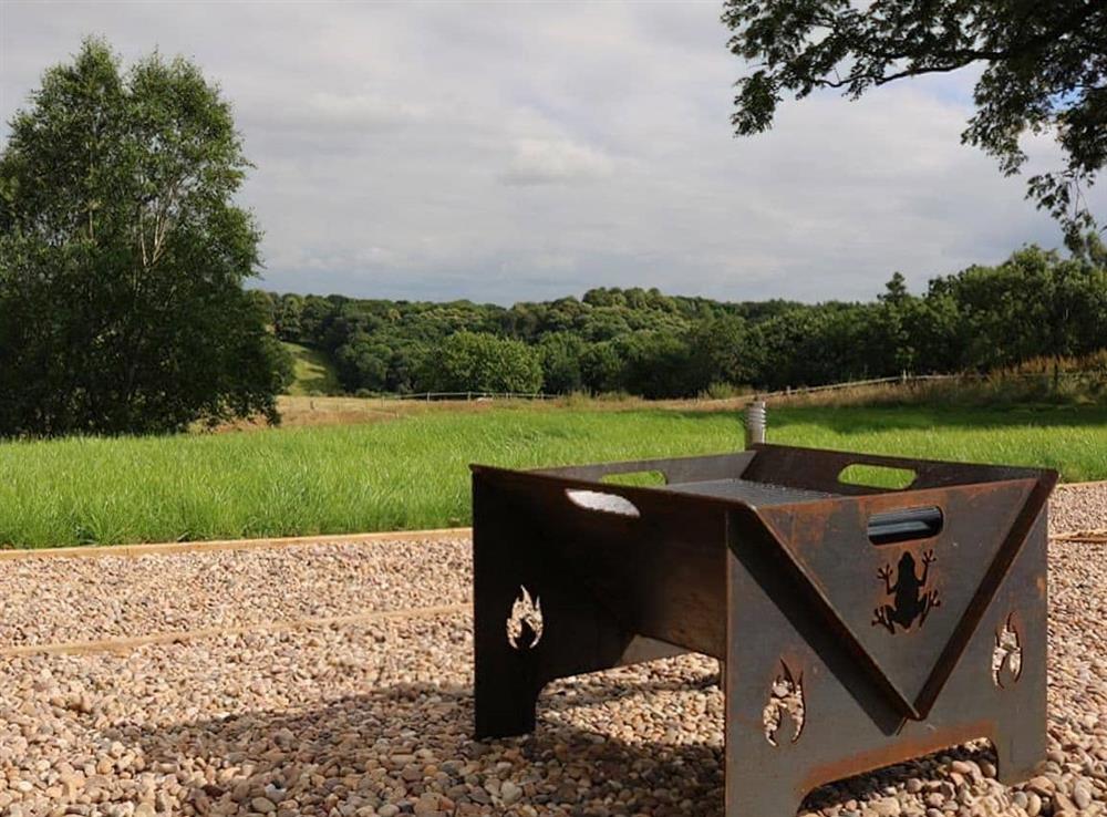 Fire pit at Holdenby, 