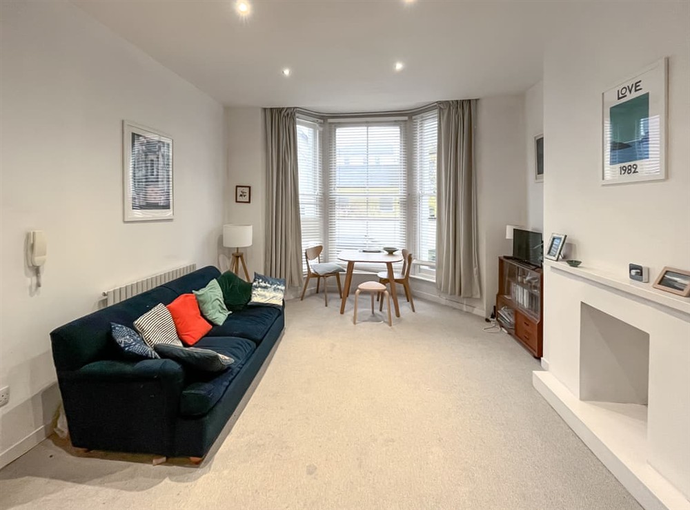 Living area at Stella Maris in Broadstairs, Kent