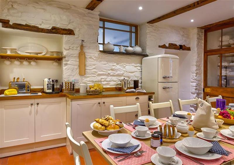 The kitchen at Stepping Stones House, Ambleside