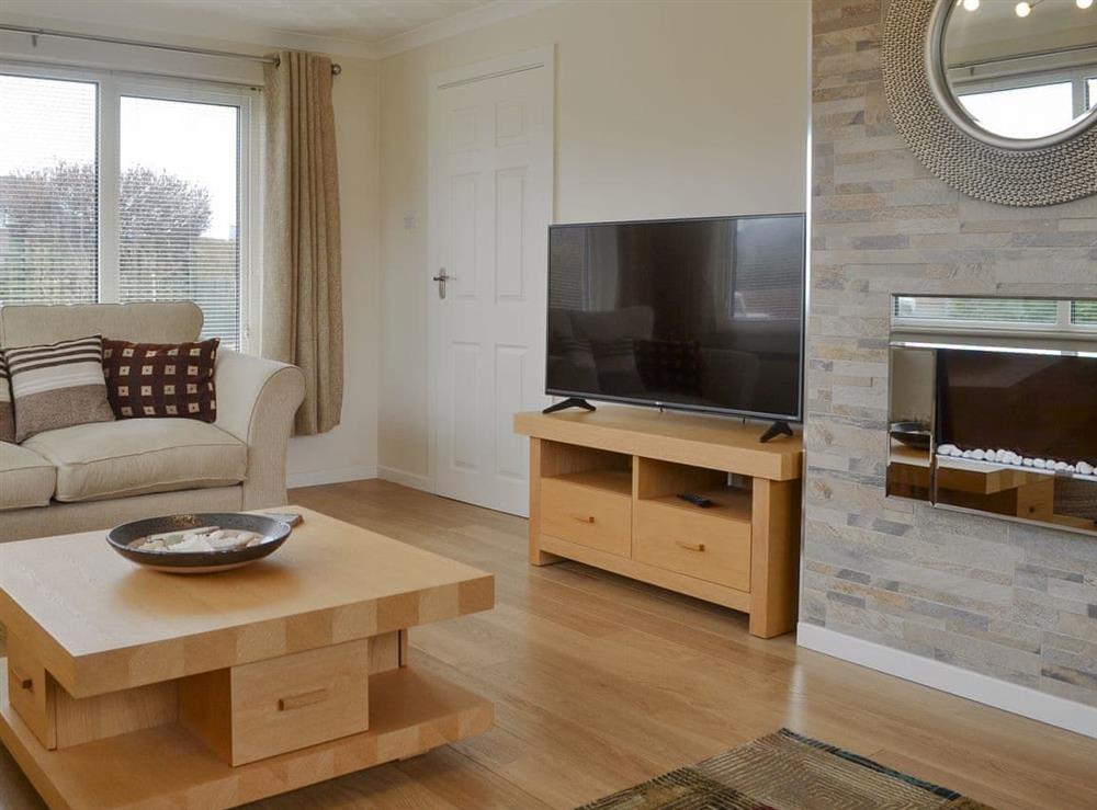 Spacious and comfortable living room at Stepping Stones in Trearddur Bay, near Holyhead, Anglesey, Gwynedd