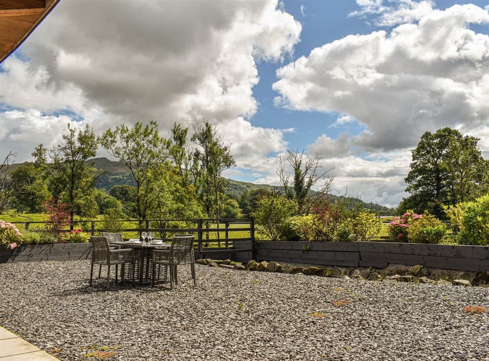 Outdoor area at Waterside, 