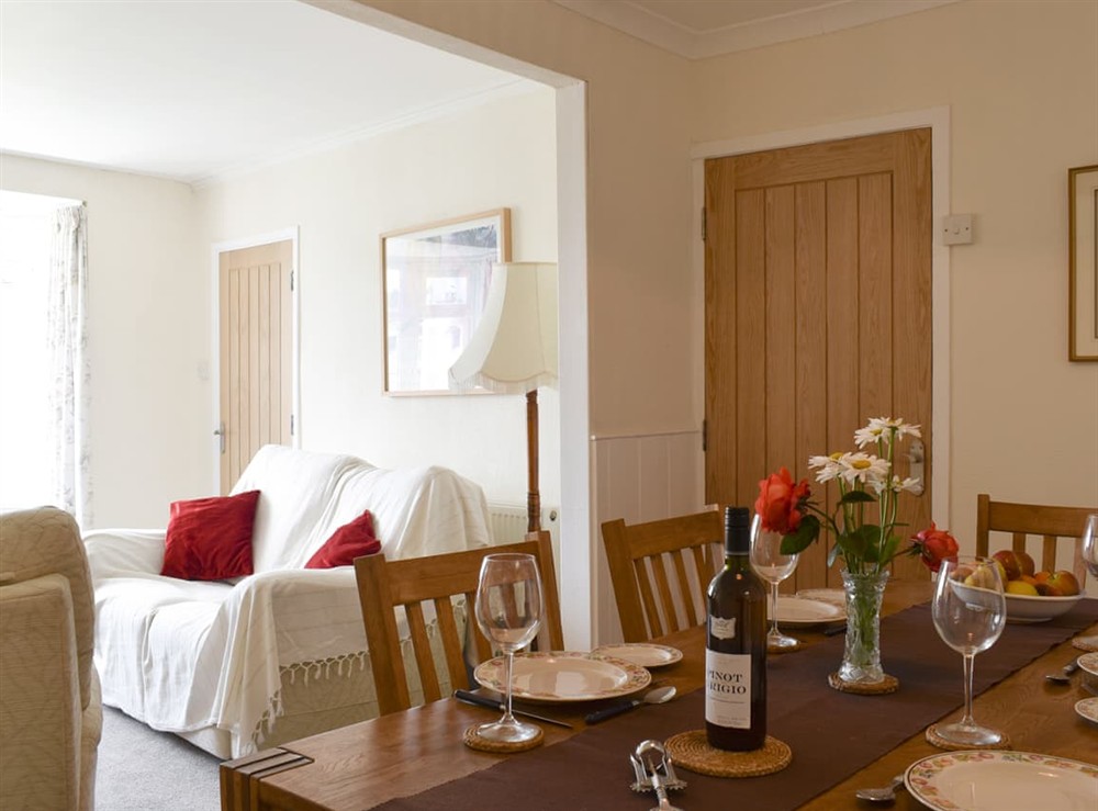 Dining Area at Steps End in Brixham, Devon