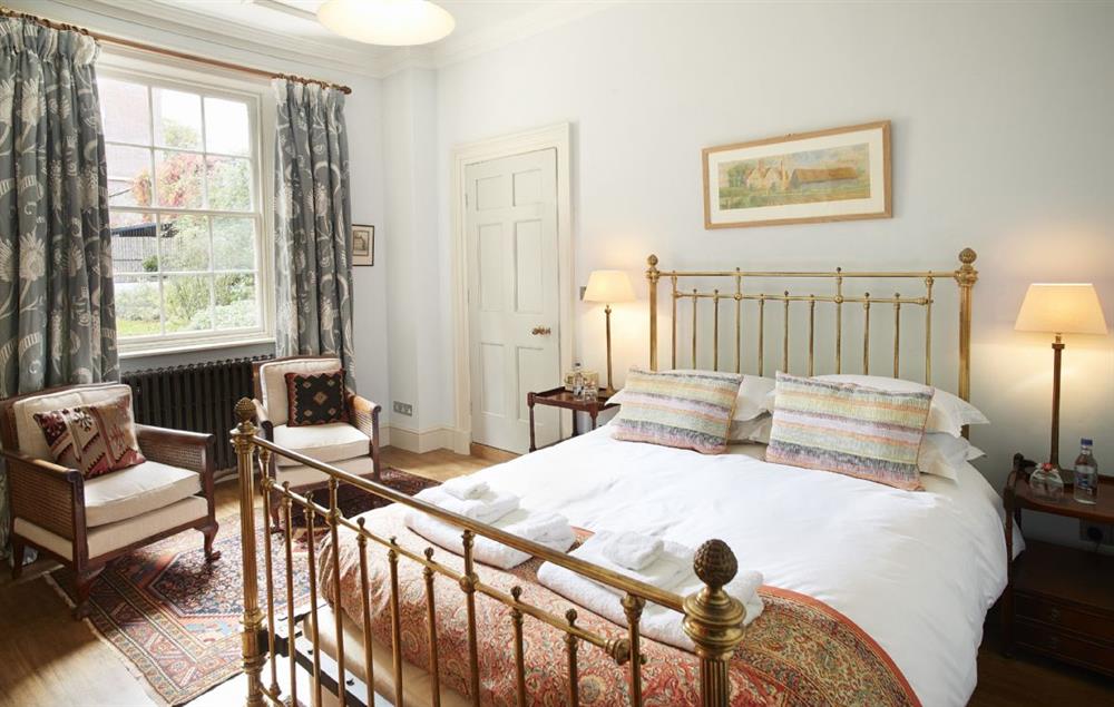 Double bedroom two on the ground floor with private shower room at Stewards House, Wolterton