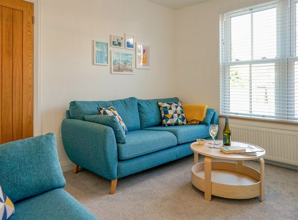Living area at Steyne Seaglass in Bembridge, Isle of Wight