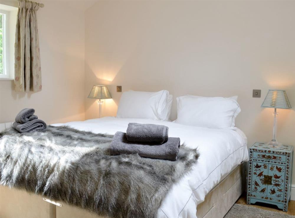 Comfortable double bedroom at Stirton Burrow in Stirton, near Skipton, North Yorkshire