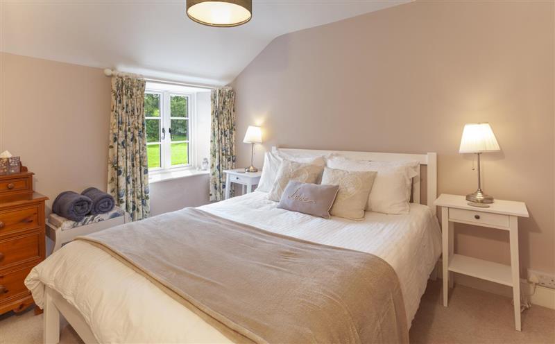 One of the bedrooms at Stockham Farm, Dulverton