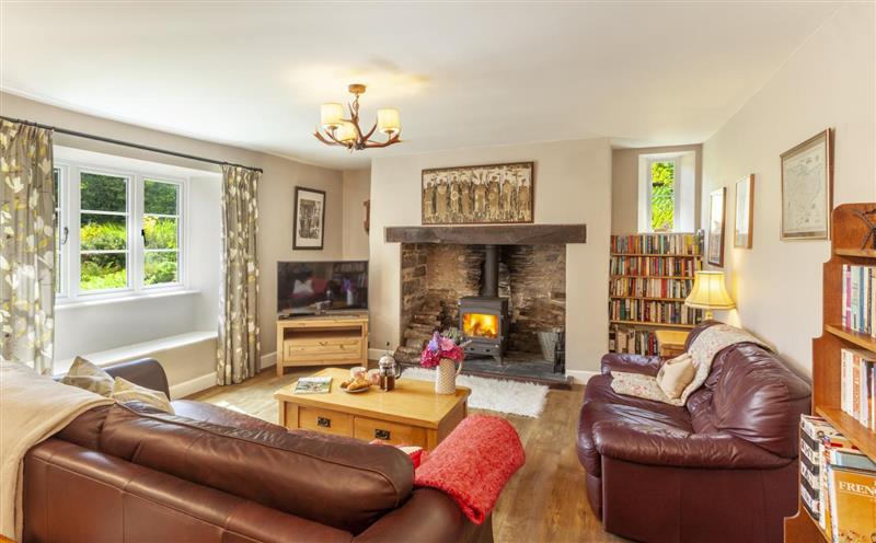 This is the living room at Stockham Farm, Dulverton