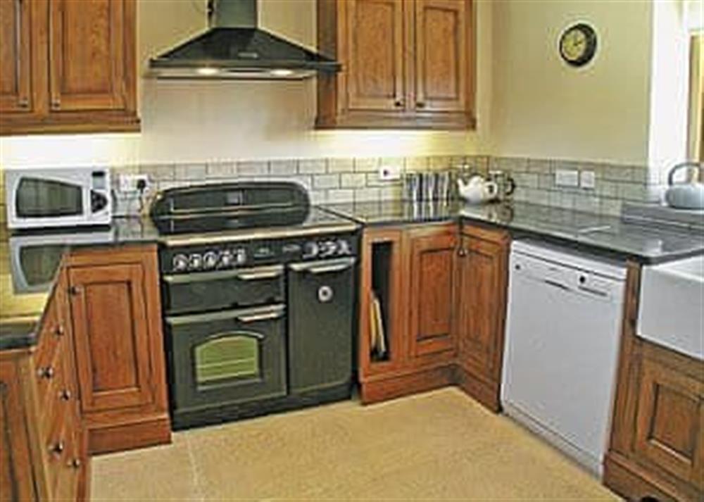 Kitchen at Stockham Lodge in Colyton, Devon., Great Britain