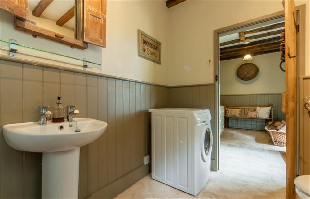 Ground floor: Bathroom and functional Entrance hall / Boot room at Stockmans Cottage, Foulsham near Dereham