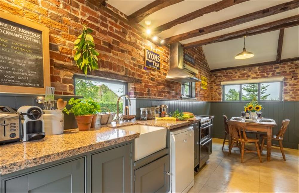 Ground floor: Granite worktops in the Kitchen / Dining room at Stockmans Cottage, Foulsham near Dereham