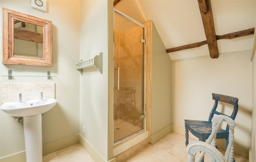 En-suite shower room at Stockmans Cottage, Foulsham