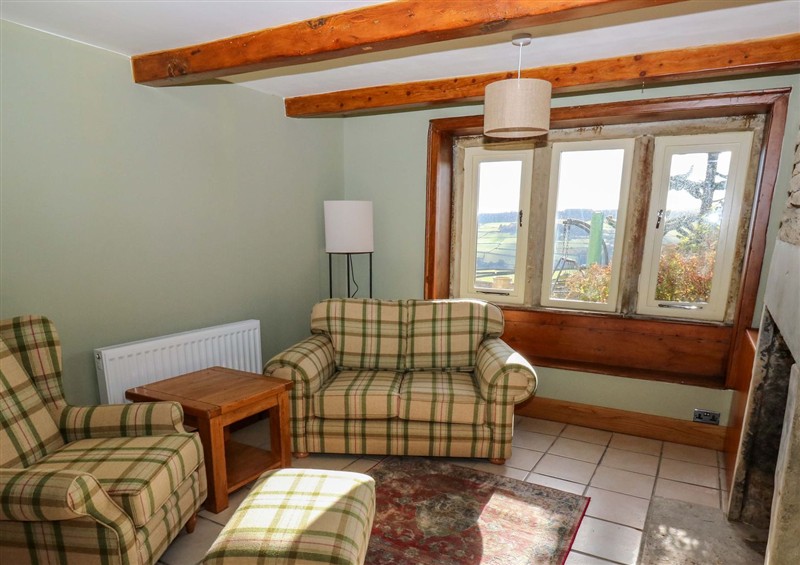 The living area at Stone & Fleece Cottage, Holmbridge