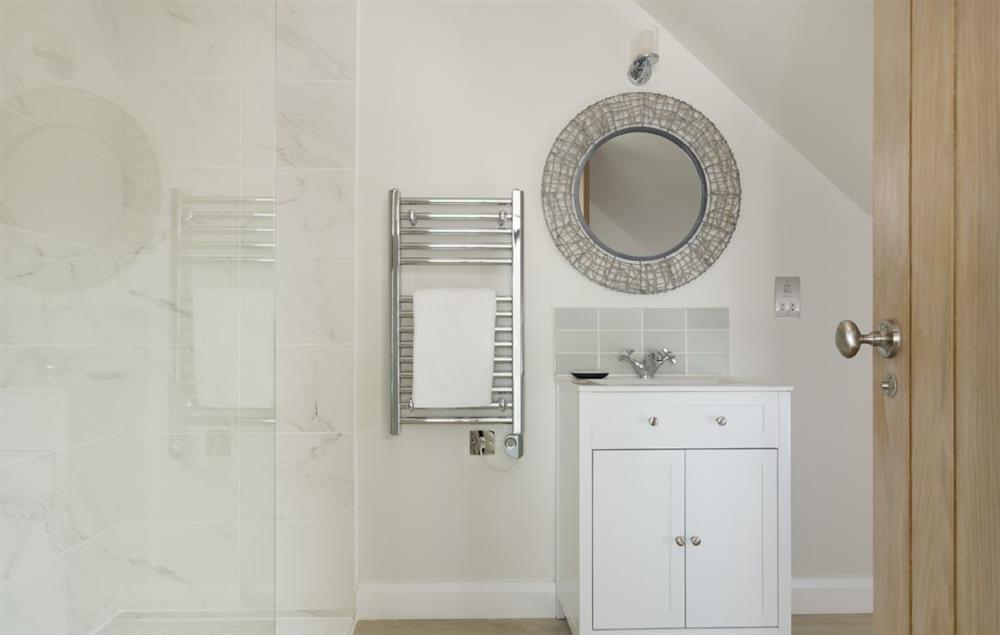 En-suite shower room with walk-in shower at Stone Barn, Upper Swell