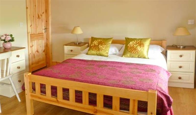 One of the bedrooms at Stone Cottage, Ballydavid