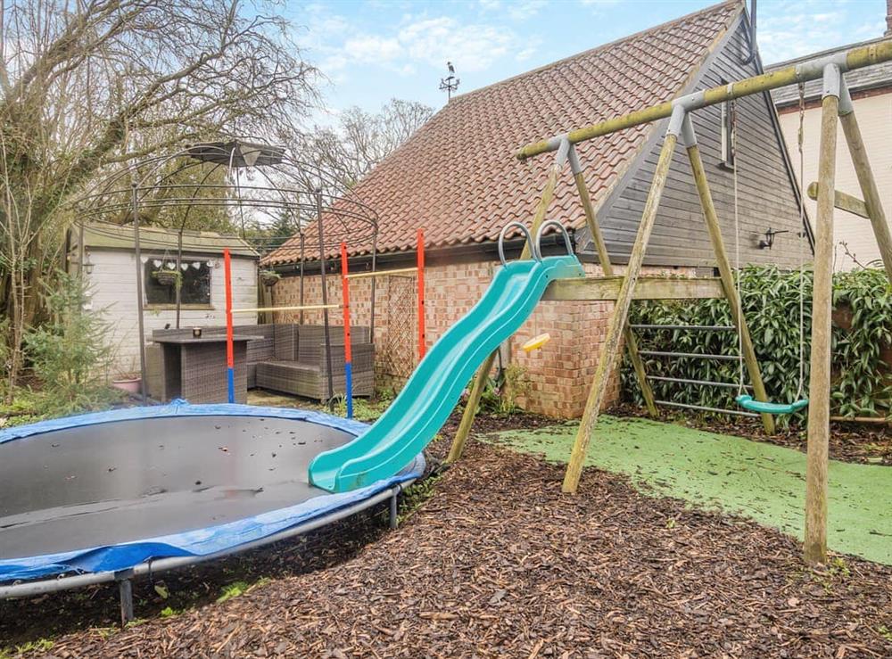 Children’s play area at Stone Cottage in Blofield, Norfolk