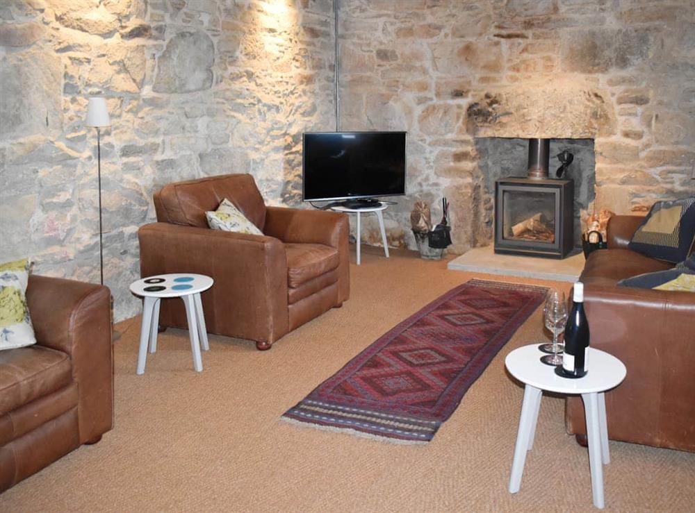 Living room at Stone Cottage in Elgol, Isle Of Skye