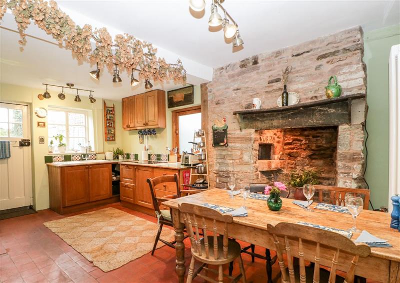 The kitchen at Stone Cottage, Weobley