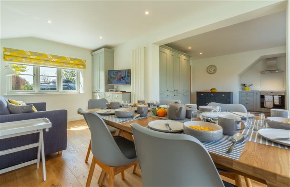 Ground floor: Dining room with relaxed seating at Stone Croft, Barney near Fakenham