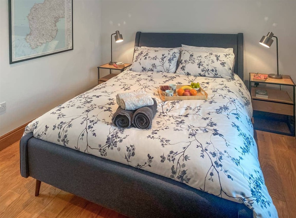 Double bedroom at Stone Farm Cottage in Pendeen, Cornwall