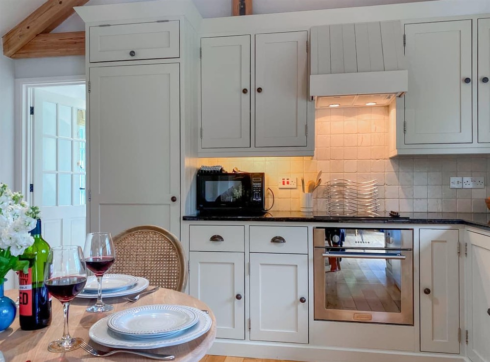 Kitchen at Stone Farm Cottage in Pendeen, Cornwall