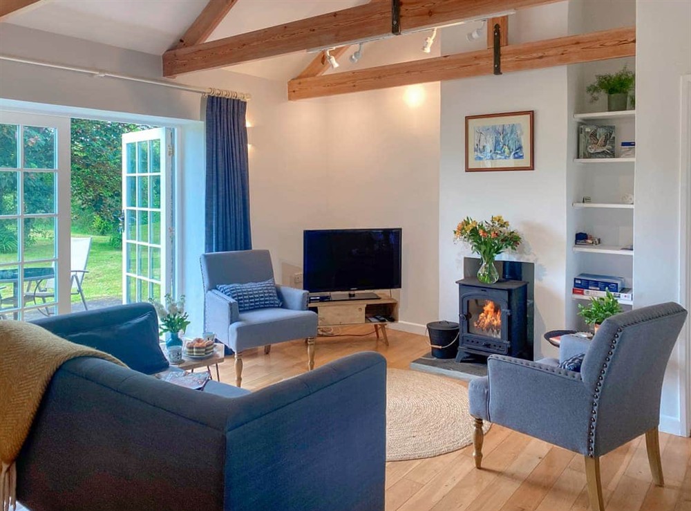 Living room at Stone Farm Cottage in Pendeen, Cornwall